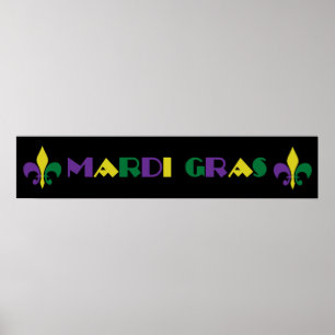 Mardi Gras ~ Fleur De Lis Poster