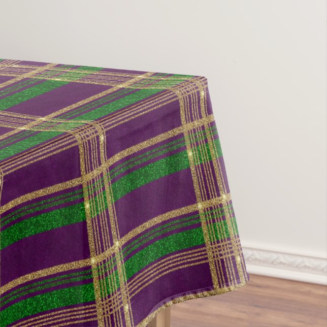 Mardi Gras Fleur De Lis Tablecloth (In Situ)