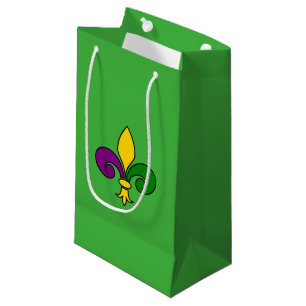 Mardi Gras fleur-de-lys Small Gift Bag