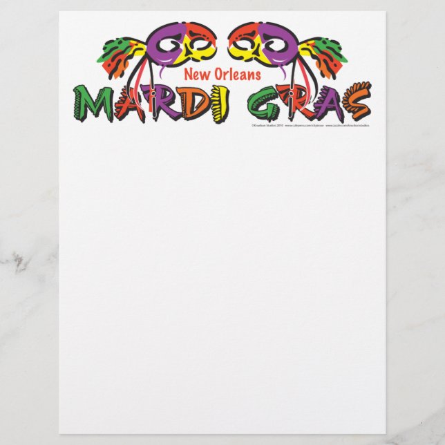 MARDI-GRAS FLYER (Front)