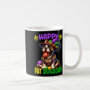 Mardi Gras French Bulldog Fat Dogsday Frenchie Mar Coffee Mug