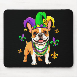 Mardi Gras French Bulldog Nola Fat Tuesday Cute Fr Mouse Pad