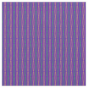 Mardi Gras Geometric Repeat Fabric