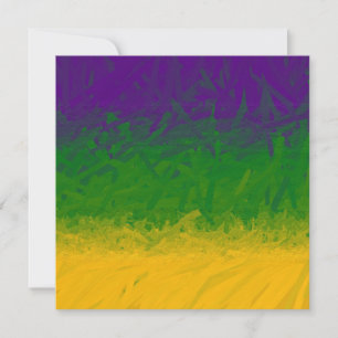Mardi Gras Gradient Card