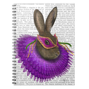 Mardi Gras Hare 2 Notebook