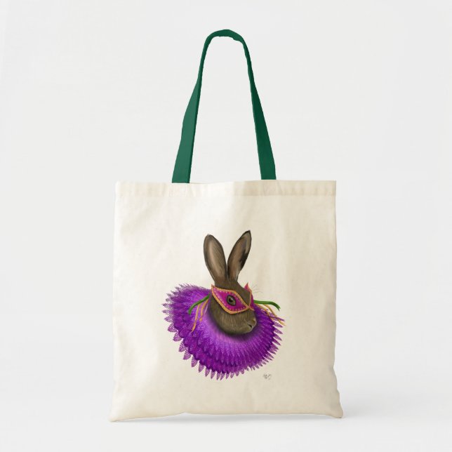 Mardi Gras Hare 4 Tote Bag (Front)