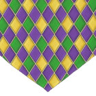 Mardi Gras Harlequin Diamond Pattern Table Runner