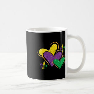 Mardi Gras Hearts Cute Outfit Women Girls Kids Tod Coffee Mug
