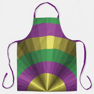 Mardi Gras Illusion All-Over Print Apron