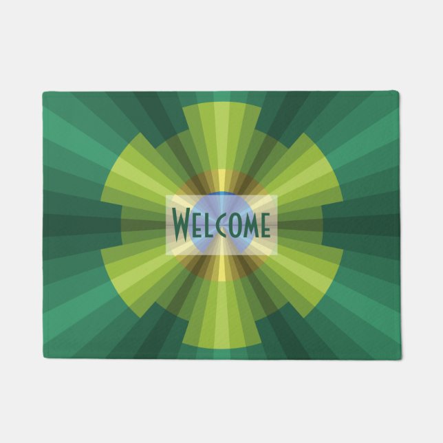 Mardi Gras Illusion Doormat (Front)