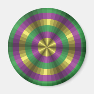 Mardi Gras Illusion Magnet