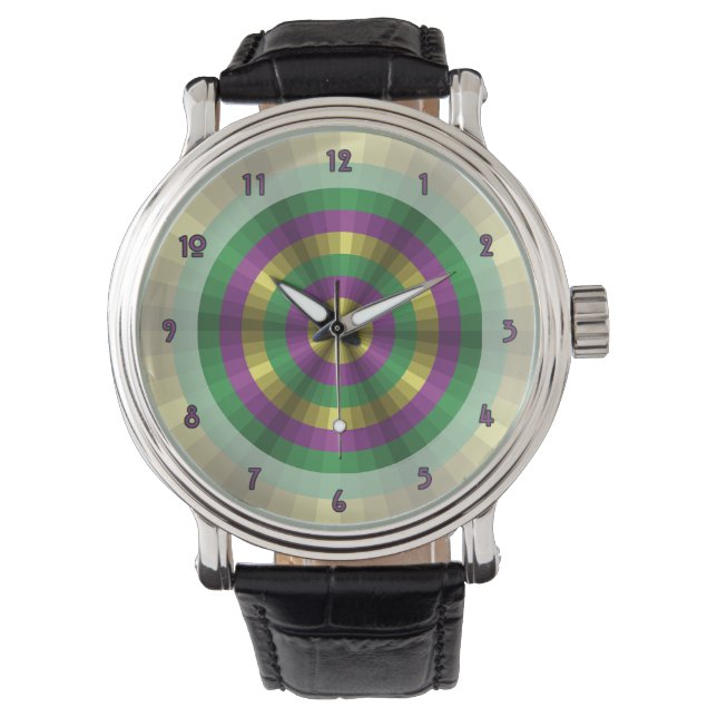 Mardi Gras Illusion Watch (Front)