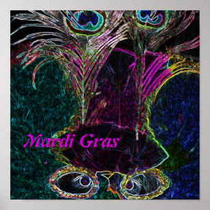 Mardi Gras in Colour Print
