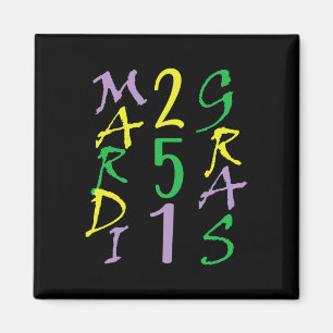 Mardi Gras In Mobile Magnet
