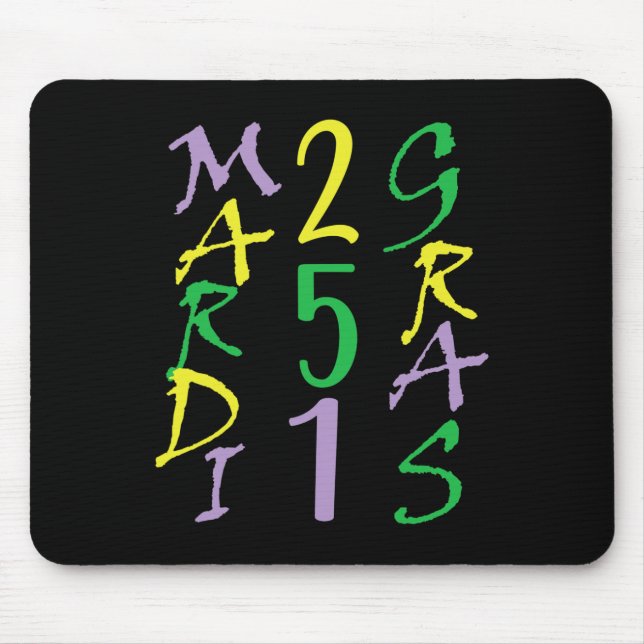 Mardi Gras In Mobile  Mouse Pad (Front)