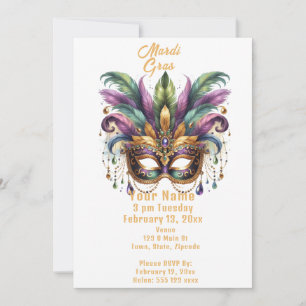 Mardi Gras Invitation