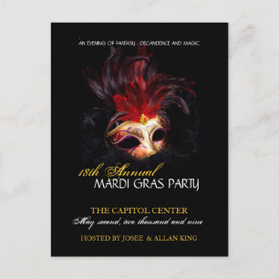 Mardi Gras Invitation