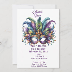 Mardi Gras Invitation