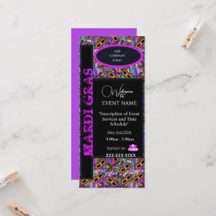 MARDI GRAS INVITATION