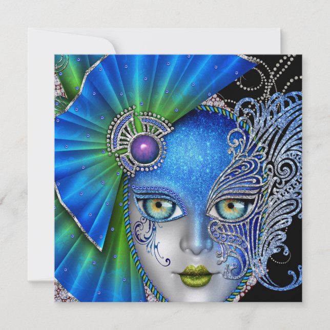 Mardi Gras Invitation (Front)