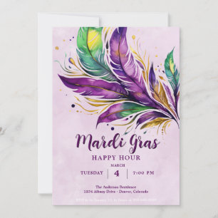 Mardi Gras  Invitation