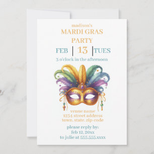 Mardi Gras Invitation