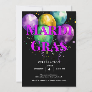 Mardi Gras Invitation