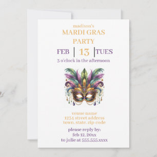 Mardi Gras Invitation