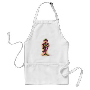Mardi Gras Jester Standard Apron
