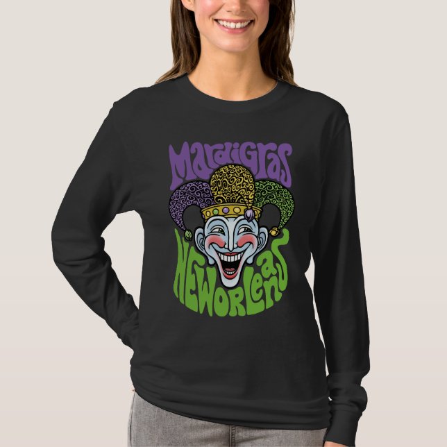 Mardi Gras Jester T-Shirt (Front)