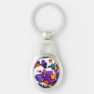 Mardi Gras Key Ring