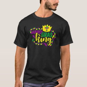 Mardi Gras King 2022 Parade Party Masquerade New O T-Shirt