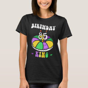 Mardi Gras King Cake, 85 Birthday, Birthday King, T-Shirt