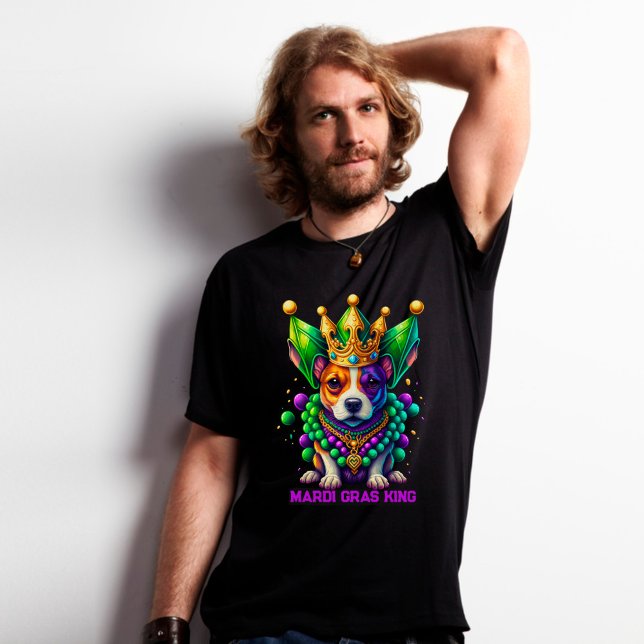 Mardi Gras King Dog T-Shirt (Creator Uploaded)
