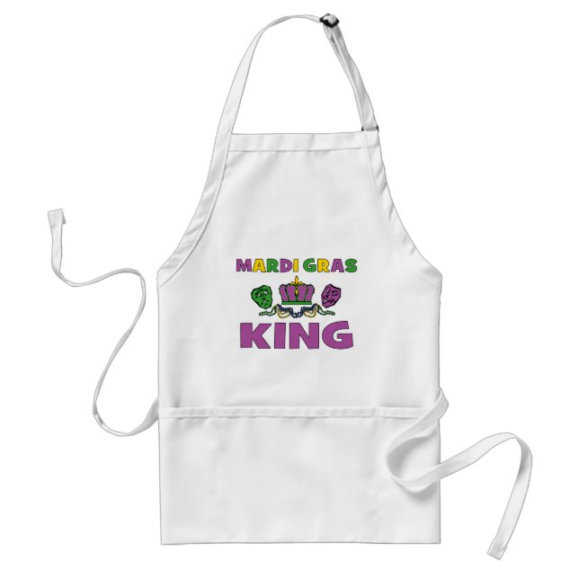 Mardi Gras King Standard Apron (Front)