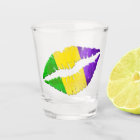 Mardi Gras Kiss Lips Purple Yellow Green