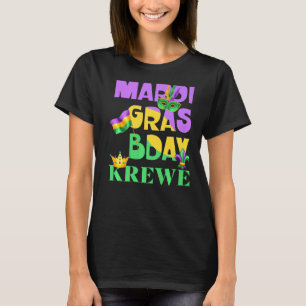 Mardi Gras Krewe, Mardi Gras beads, funny Mardi Gr T-Shirt