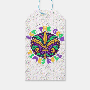 Mardi Gras Let the good times roll Gift Tags