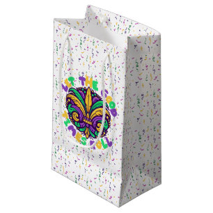 Mardi Gras Let the good times roll Small Gift Bag