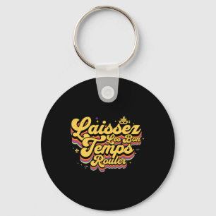 Mardi Gras Let The Goodtimes Laissez Les Bon Temps Key Ring
