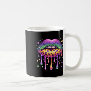 Mardi Gras Lip Women Girl Costume Funny Festival P Coffee Mug
