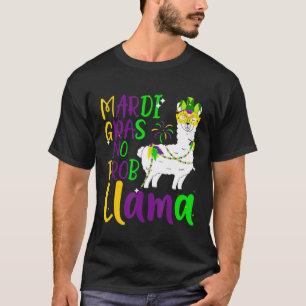 Mardi Gras Llama Carnival Fat Tuesday Party Men Wo T-Shirt