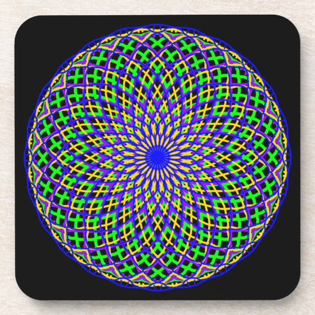 Mardi Gras Madness Coaster (Front)