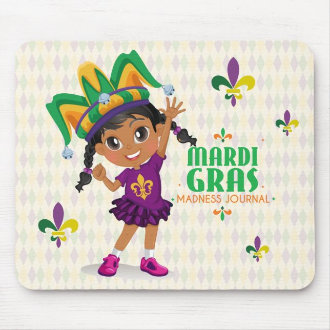 Mardi Gras Madness Mouse Pad (Front)