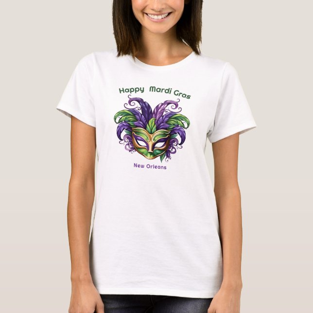 💚💜💛 Mardi Gras Magic  T-Shirt (Front)