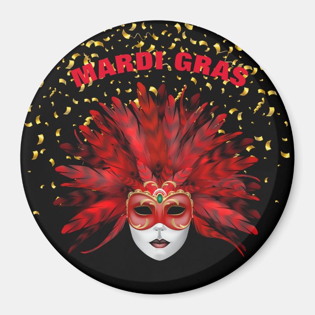 Mardi Gras Magnet (Front)