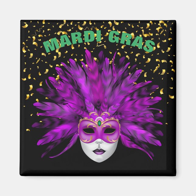 Mardi Gras Magnet (Front)