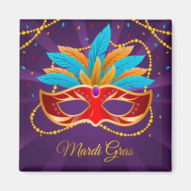Mardi Gras Magnet (Front)