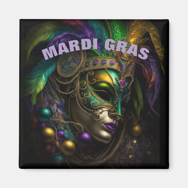 Mardi Gras Magnet (Front)