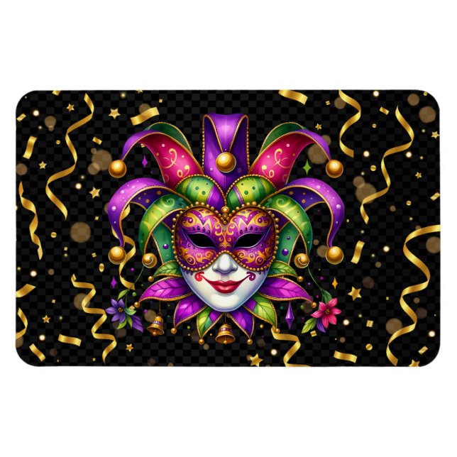 Mardi Gras Magnet (Horizontal)